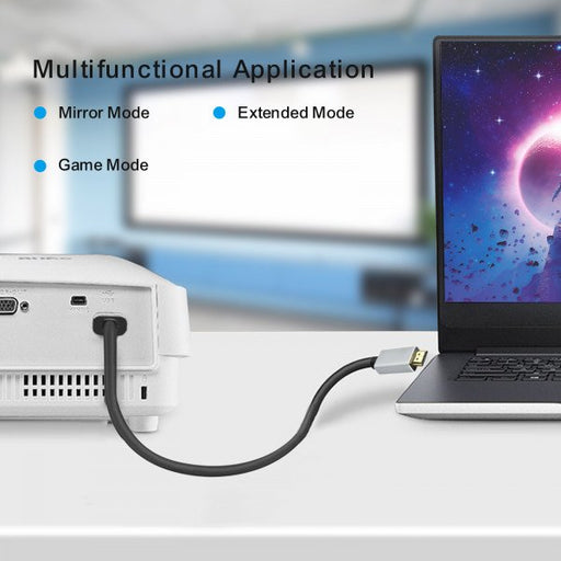 EAN 4005938884551 - Helos 288455 adaptador de cable de vídeo 3 m DisplayPort HDMI Negro imagen 2