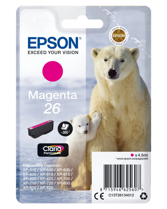 EAN 8715946625607 - Epson Polar bear C13T26134012 cartucho de tinta 1 pieza(s) Original Rendimiento estándar imagen 1