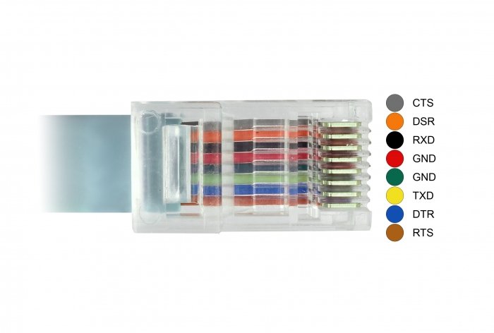 EAN 4043619898930 - DeLOCK 89893 cable de serie Gris 1 m USB 2.0 Type-C RJ45 imagen 2