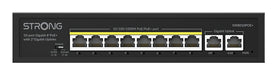 EAN 9120072379062 - Strong SW8010POE+ switch Gigabit Ethernet (10/100/1000) Energía sobre Ethernet (PoE) Escritorio Negro imagen 2