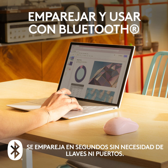 EAN 5099206112001 - Logitech 910-007121 ratón Viajes Ambidextro RF Wireless + Bluetooth 4000 DPI imagen 4