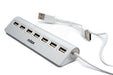 EAN 8436556148460 - Nilox NXHU7ALU2 hub de interfaz 480 Mbit/s Gris imagen 6