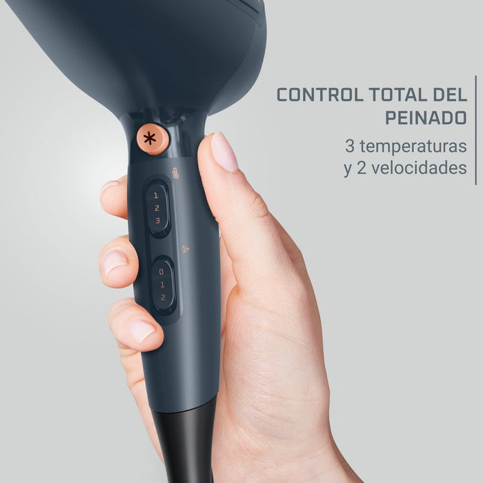 EAN 3121040090503 - Rowenta CV7231F0 secador 2200 W Negro, Azul imagen 5