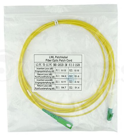 EAN 4063232609874 - BlueOptics SFP2122BU15MM Cable de fibra óptica e InfiniBand 15 m LC SC Amarillo imagen 8