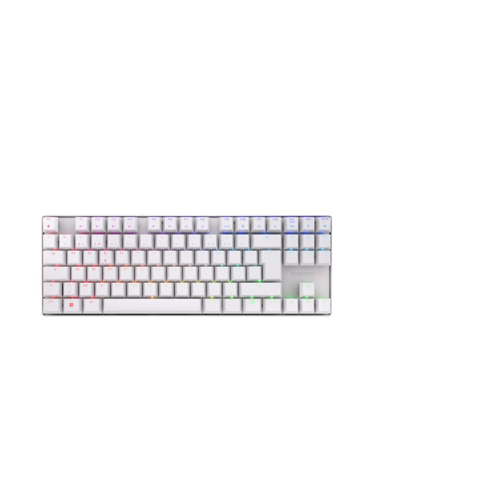 EAN 4025112108181 - CHERRY MX 8.2 TKL Wireless RGB teclado Juego RF Wireless + Bluetooth AZERTY Francés Blanco imagen 1