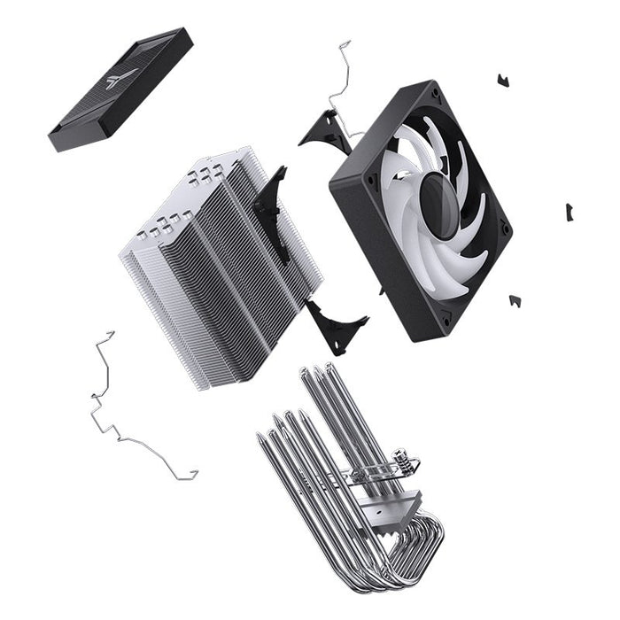 EAN 6970620553313 - Jonsbo CR-1000 V2 PRO ARGB Black Procesador Refrigerador de aire 12 cm Negro 1 pieza(s) imagen 17