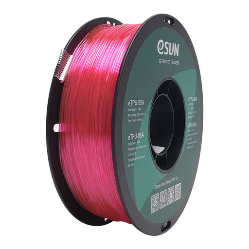 EAN 6922572277090 - eSUN eTPU-95A Termoplástico de poliuretano (TPU) Rosa 1 kg imagen 1