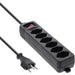 EAN 4043718299959 - InLine 16451Y base múltiple 1,5 m 6 salidas AC Interior Negro imagen 1