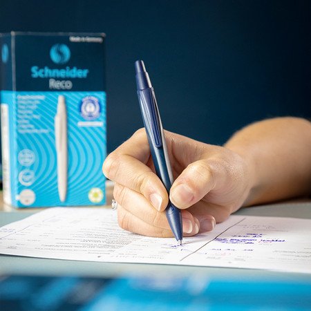 EAN 4004675142795 - Schneider Schreibgeräte Reco Azul Bolígrafo de punta retráctil con pulsador 1 pieza(s) imagen 4