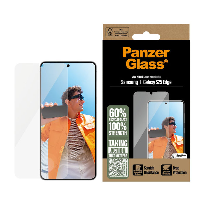 EAN 5715685025631 - PanzerGlass ® Screen Protector Samsung S25 Edge | Ultra-Wide Fit Protector de pantalla 1 pieza(s) imagen 2