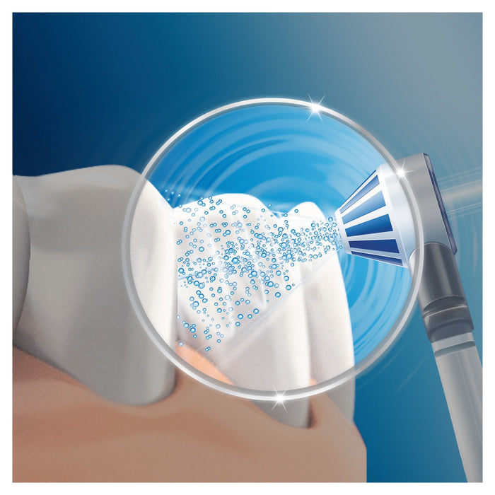 EAN 4210201196648 - Oral-B Smart 5000 + Oxyjet Adulto Cepillo dental oscilante Azul, Blanco imagen 5