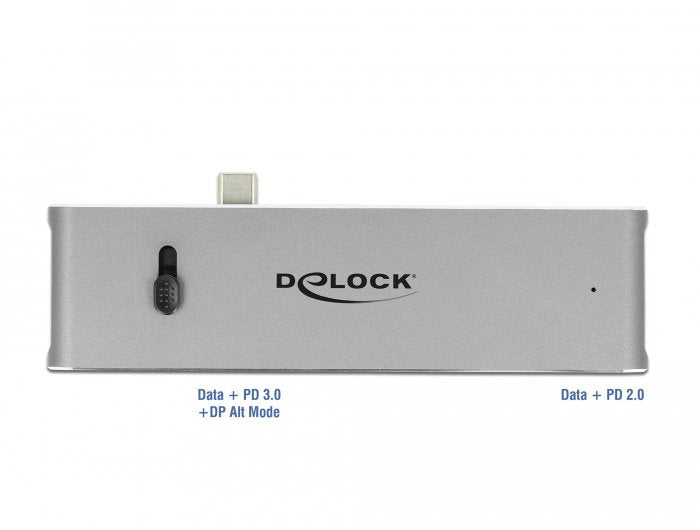 EAN 4043619877522 - DeLOCK 87752 base para portátil y replicador de puertos Alámbrico USB 3.2 Gen 1 (3.1 Gen 1) Type-C Gris imagen 4