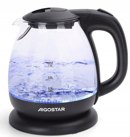 EAN 8433325290238 - Aigostar 8433325290238 tetera eléctrica 1 L 2200 W Negro imagen 1