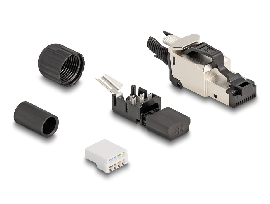 EAN 4043619860173 - DeLOCK 86017 conector RJ45/LSA Negro, Plata imagen 3