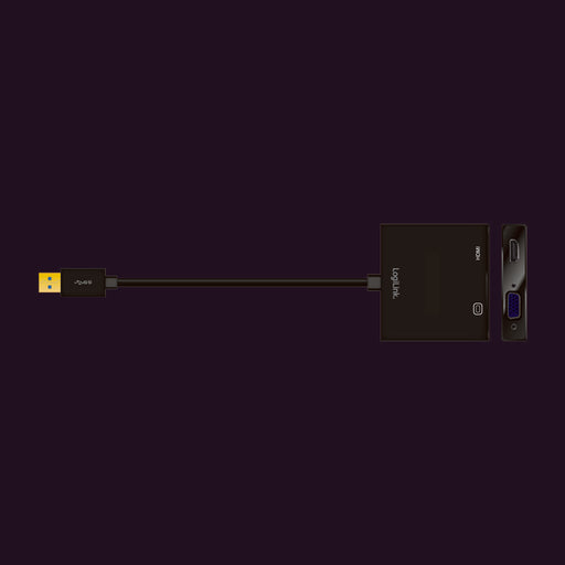 EAN 4052792034042 - LogiLink UA0234 Adaptador gráfico USB 1920 x 1080 Pixeles Negro imagen 2