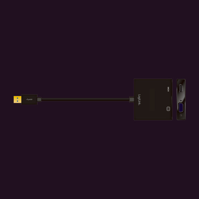 EAN 4052792034042 - LogiLink UA0234 Adaptador gráfico USB 1920 x 1080 Pixeles Negro imagen 2