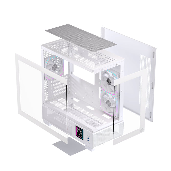 EAN 6977277360073 - Einarex EXCS-SM-51DR-W carcasa de ordenador Micro Torre Blanco imagen 17