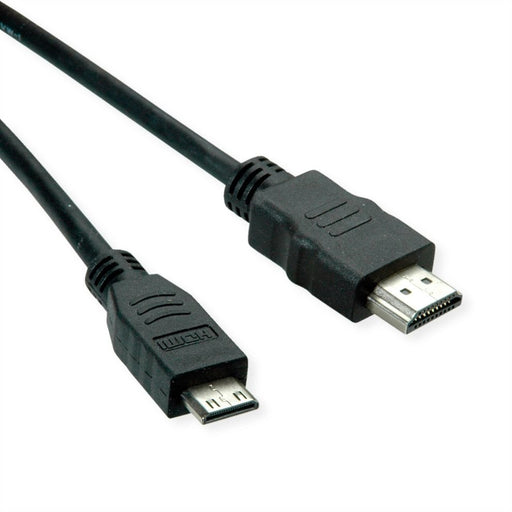 EAN 7630049619685 - ROLINE 11445580 cable HDMI 2 m HDMI tipo A (Estándar) HDMI Type C (Mini) Negro imagen 2