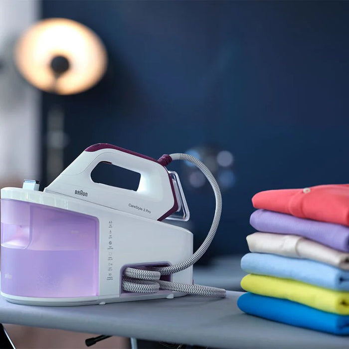 EAN 8021098280558 - Braun IS3155VI 2400 W 2 L EloxalPlus soleplate Violeta, Blanco imagen 7