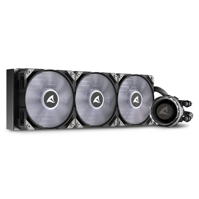 EAN 4044951038015 - Sharkoon S90 RGB Carcasa del ordenador, Procesador Sistema de refrigeración líquida todo en uno 12 cm Neg imagen 2