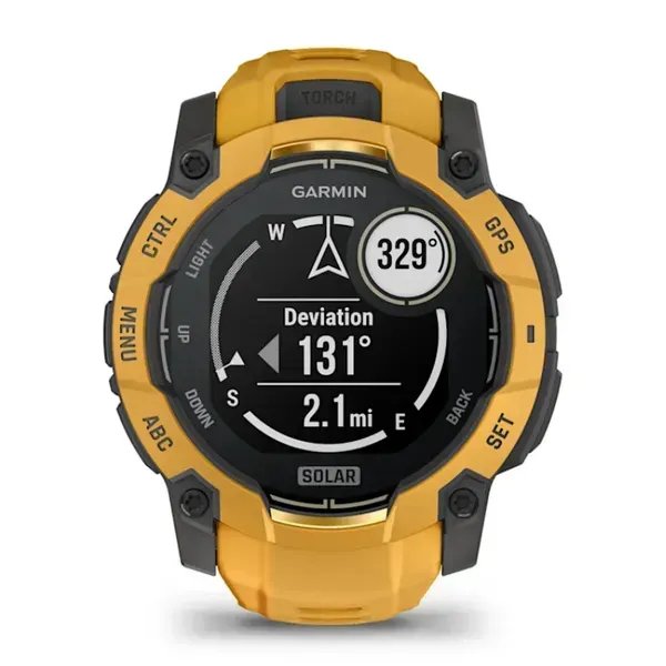 EAN 753759357108 - Garmin Instinct 3 3,05 cm (1.2") 50 mm Digital 176 x 176 Pixeles Pantalla táctil Amarillo, Gris Wifi GPS ( imagen 10