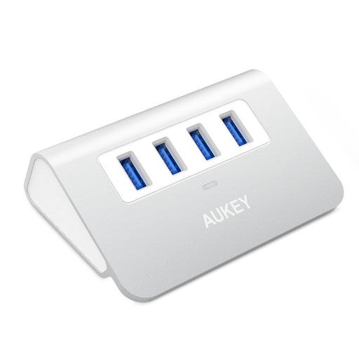 EAN 5902666662231 - AUKEY CB-H5 hub de interfaz USB 3.2 Gen 1 (3.1 Gen 1) Type-A 5000 Mbit/s Aluminio imagen 1