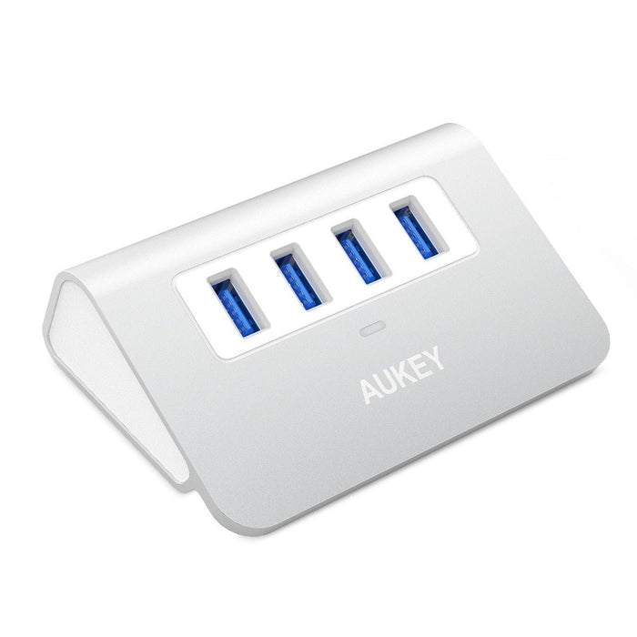 EAN 5902666662231 - AUKEY CB-H5 hub de interfaz USB 3.2 Gen 1 (3.1 Gen 1) Type-A 5000 Mbit/s Aluminio imagen 1