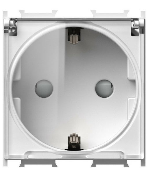EAN 3831006929579 - TEM VM11PT toma de corriente Schuko Transparente, Blanco imagen 1