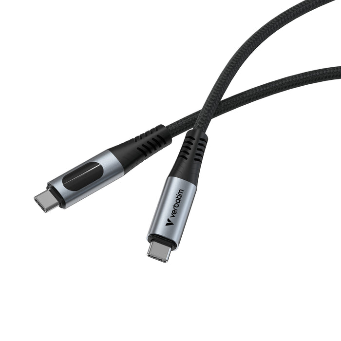EAN 0023942318491 - Verbatim 31849 cable USB USB4 Gen 2x2 1,2 m USB C Negro imagen 2