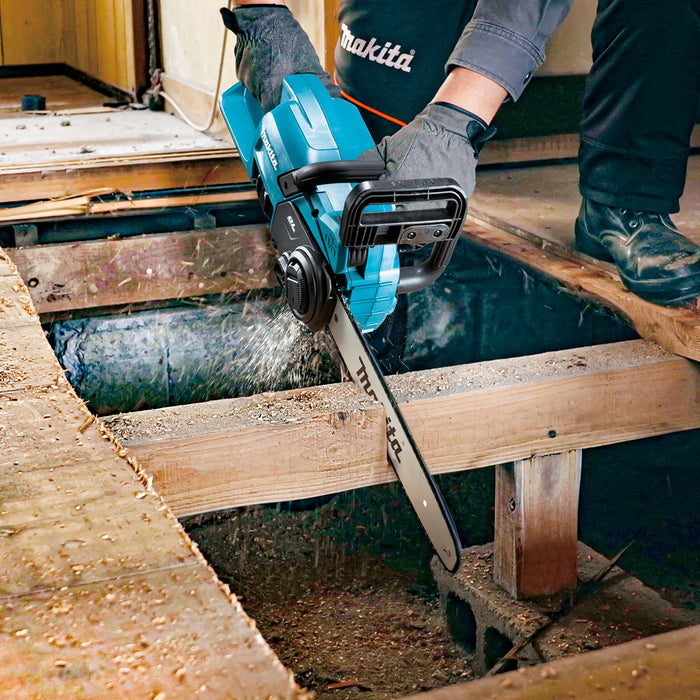 EAN 0088381769617 - Makita DUC307ZX2 motosierra 610 W Negro, Azul, Acero imagen 16
