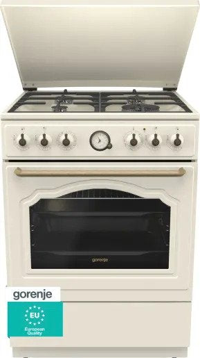 EAN 3838782931796 - Gorenje Classico GKS6C71CLI cocina Cocina independiente Eléctrico Encimera de gas Crema de color imagen 2