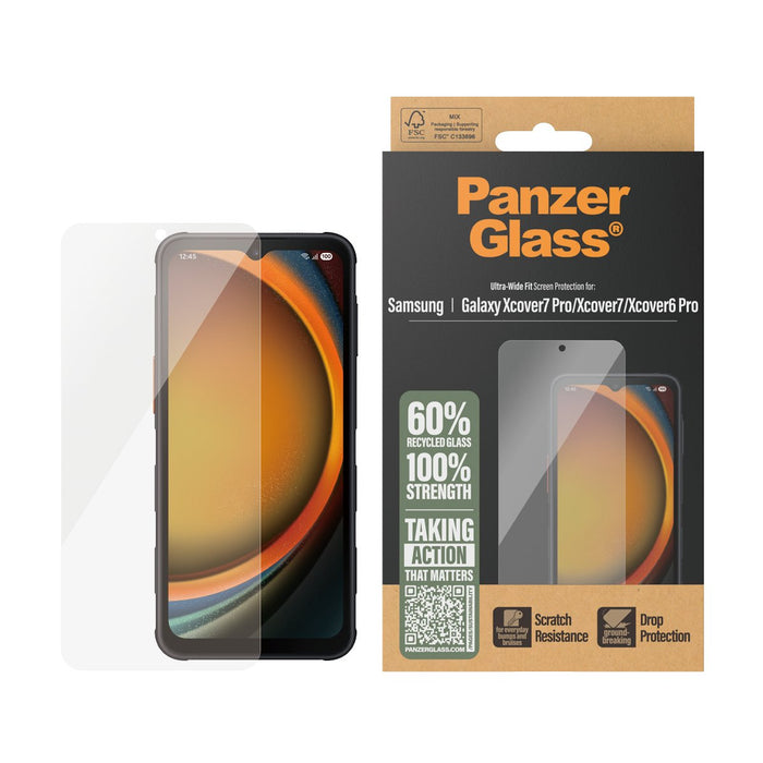 EAN 5715685026003 - PanzerGlass ® Screen Protector Samsung Galaxy Xcover7 Pro | Xcover7 | Xcover6 Pro | Ultra-Wide Fit Protec imagen 2