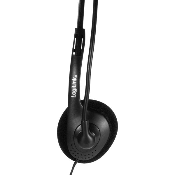 EAN 4052792064131 - LogiLink HS0054 auricular y casco Auriculares Alámbrico Diadema Oficina/Centro de llamadas Negro imagen 8