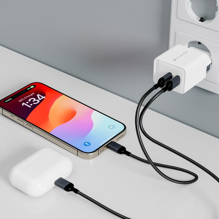 EAN 6941921148195 - HYPER HJG35EU cargador de dispositivo móvil Auriculares, Auriculares, Smartphone, Ver Blanco Corriente al imagen 10
