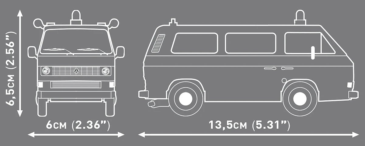 EAN 5902251246372 - COBI Volkswagen T3 Police imagen 5