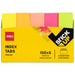 EAN 6935205304681 - Deli EA11402 pestaña autoadhesiva 100 hojas Rosa, Naranja, Amarillo, Rojo, Verde imagen 2