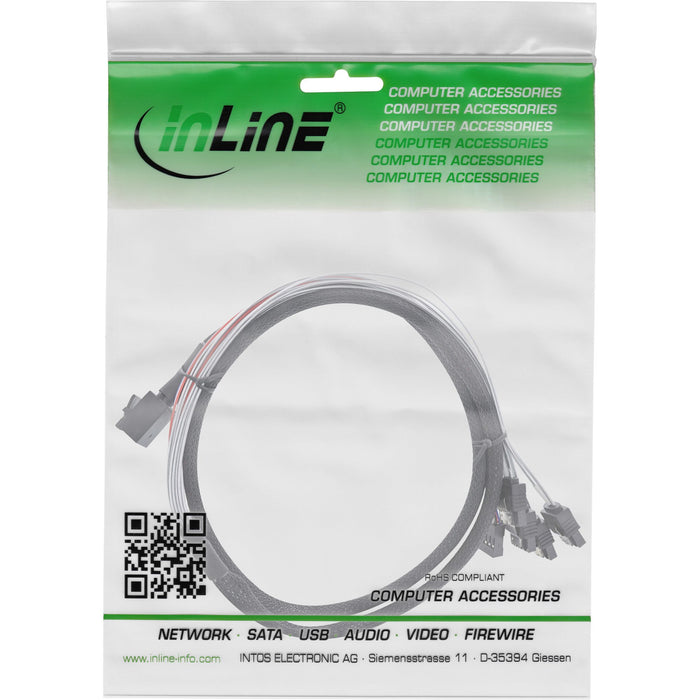 EAN 4043718211807 - InLine 27630B cable Serial Attached SCSI (SAS) 1 m Negro imagen 2