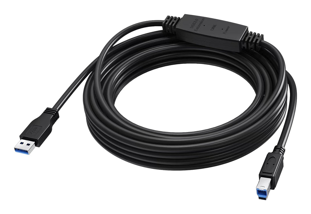 EAN 1220976100002 - Vision TC 5MUSB3.0+/BL cable USB USB 3.2 Gen 1 (3.1 Gen 1) 2 m USB A USB B 5 Gbit/s Negro imagen 1