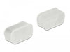 EAN 4043619601622 - DeLOCK 60162 tapa de seguridad para enchufe VGA Transparente 10 pieza(s) imagen 2