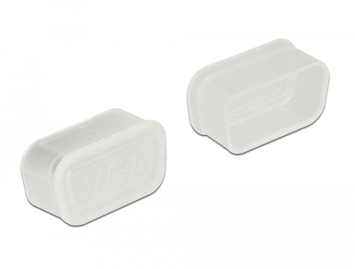 EAN 4043619601622 - DeLOCK 60162 tapa de seguridad para enchufe VGA Transparente 10 pieza(s) imagen 2