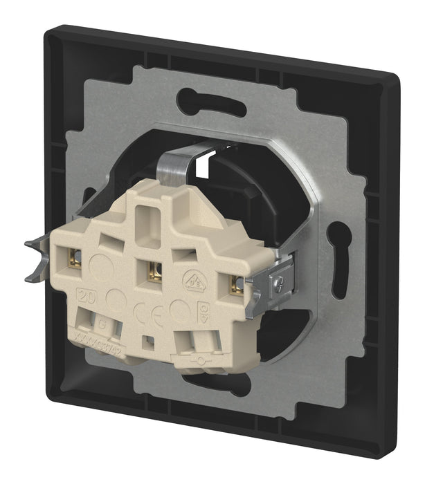 EAN 4011395360569 - Busch-Jaeger 2CKA002011A6345 placa de pared y cubierta de interruptor Negro imagen 3
