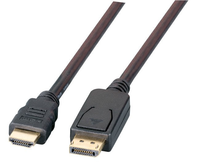 EAN 4049759228217 - EFB Elektronik K5561SW.5V2 adaptador de cable de vídeo 5 m DisplayPort HDMI Negro imagen 1