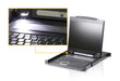 EAN 4710469343247 - ATEN CL3000N consola de rack 48,3 cm (19") 1280 x 1024 Pixeles Metal, Plástico Negro 1U imagen 3