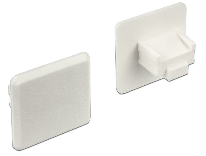 EAN 4043619640195 - DeLOCK 64019 tapa de seguridad para enchufe RJ-45 Blanco 10 pieza(s) imagen 1