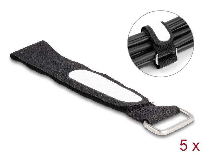 EAN 4043619196067 - DeLOCK 19606 presilla Bridas adherentes para cables Nylon 5 pieza(s) imagen 1