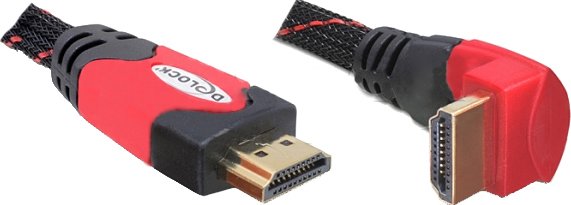 EAN 4043619826858 - DeLOCK 1m HDMI cable HDMI HDMI tipo A (Estándar) Negro, Rojo imagen 1