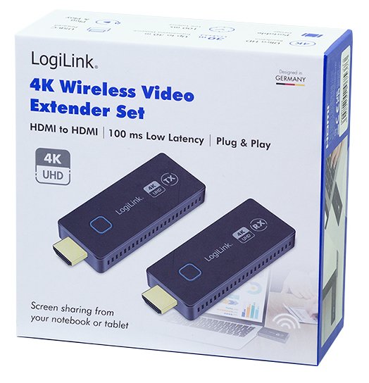 EAN 4052792075373 - LogiLink HDW0102 extensor audio/video Transmisor y receptor de señales AV Negro imagen 3