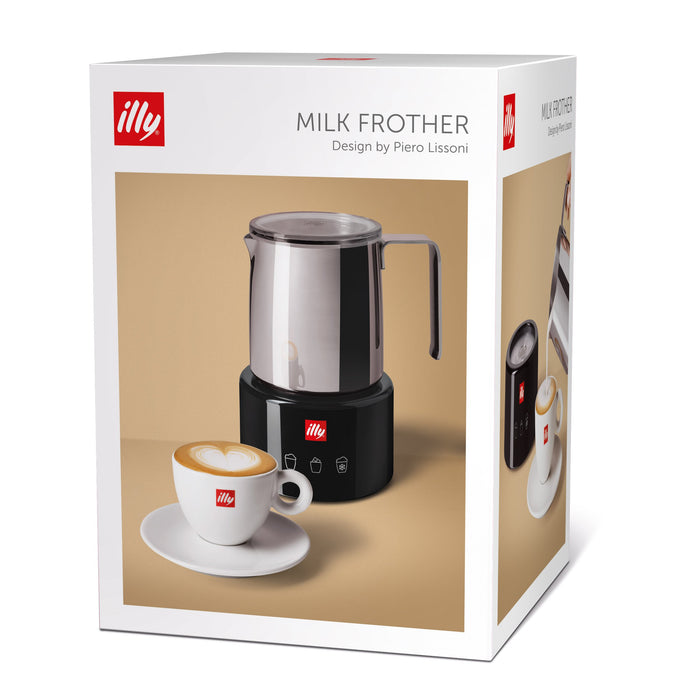 EAN 8003753190129 - Illy 23760 espumador o calentador de leche Negro, Acero inoxidable imagen 2