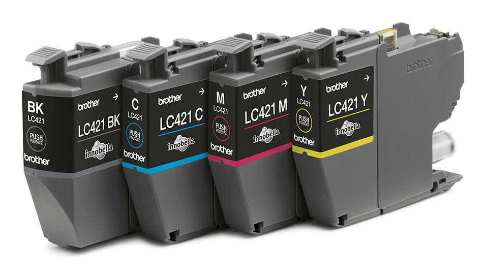 EAN 4977766818889 - Brother LC421VALDR cartucho de tinta 4 pieza(s) Original Negro, Cian, Magenta, Amarillo imagen 2