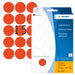 EAN 4008705022729 - HERMA 2272 etiqueta autoadhesiva Círculo Rojo 480 pieza(s) imagen 1